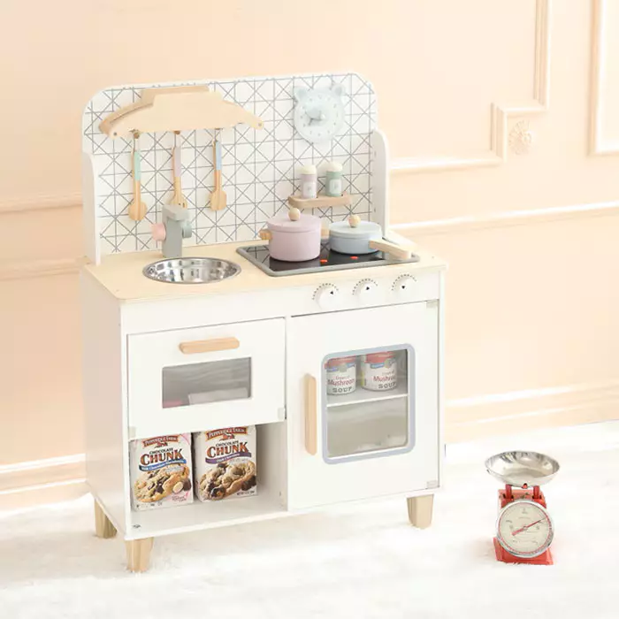Wooden Kitchen Play Scandi 3D model
