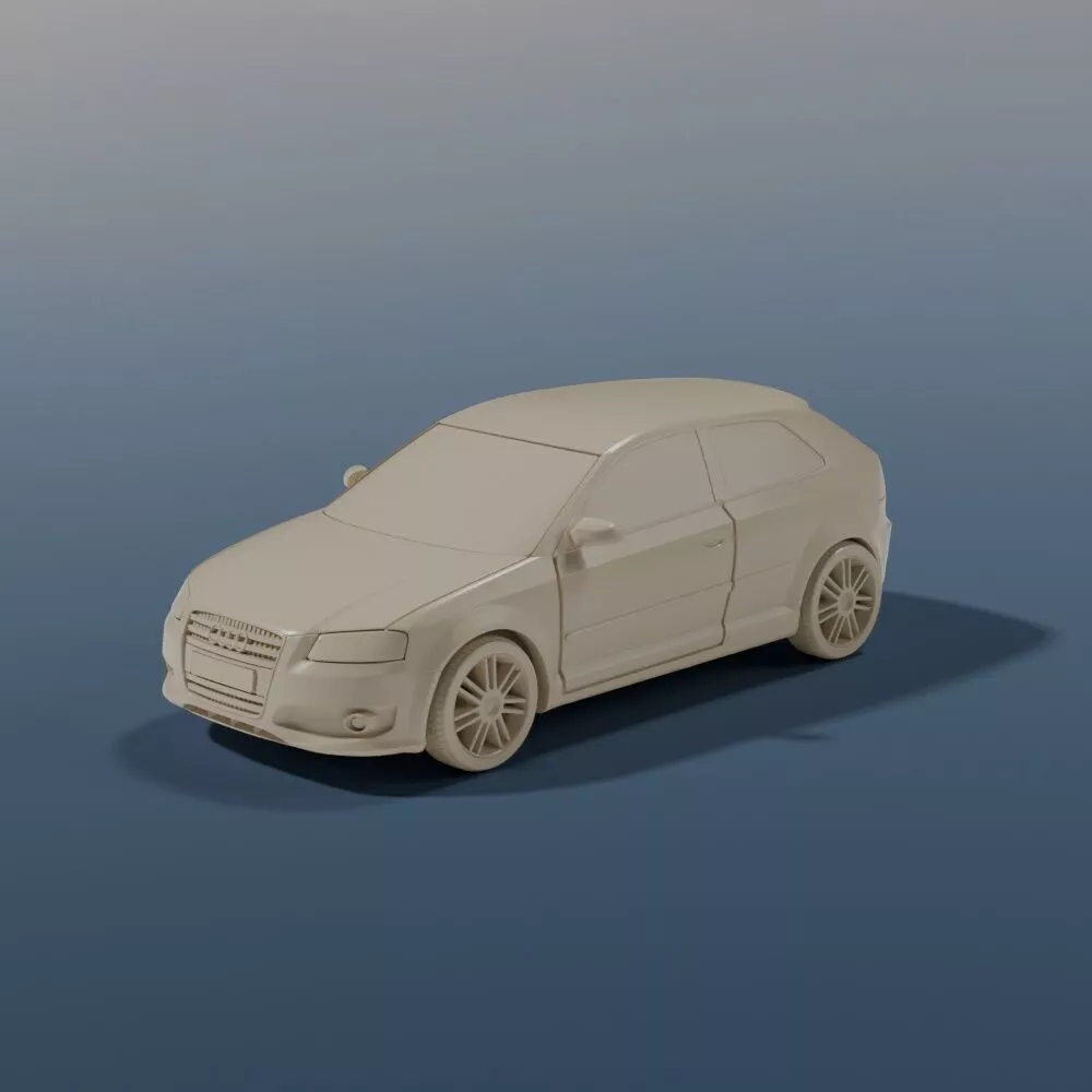 Audi A3 MK2 3D print model