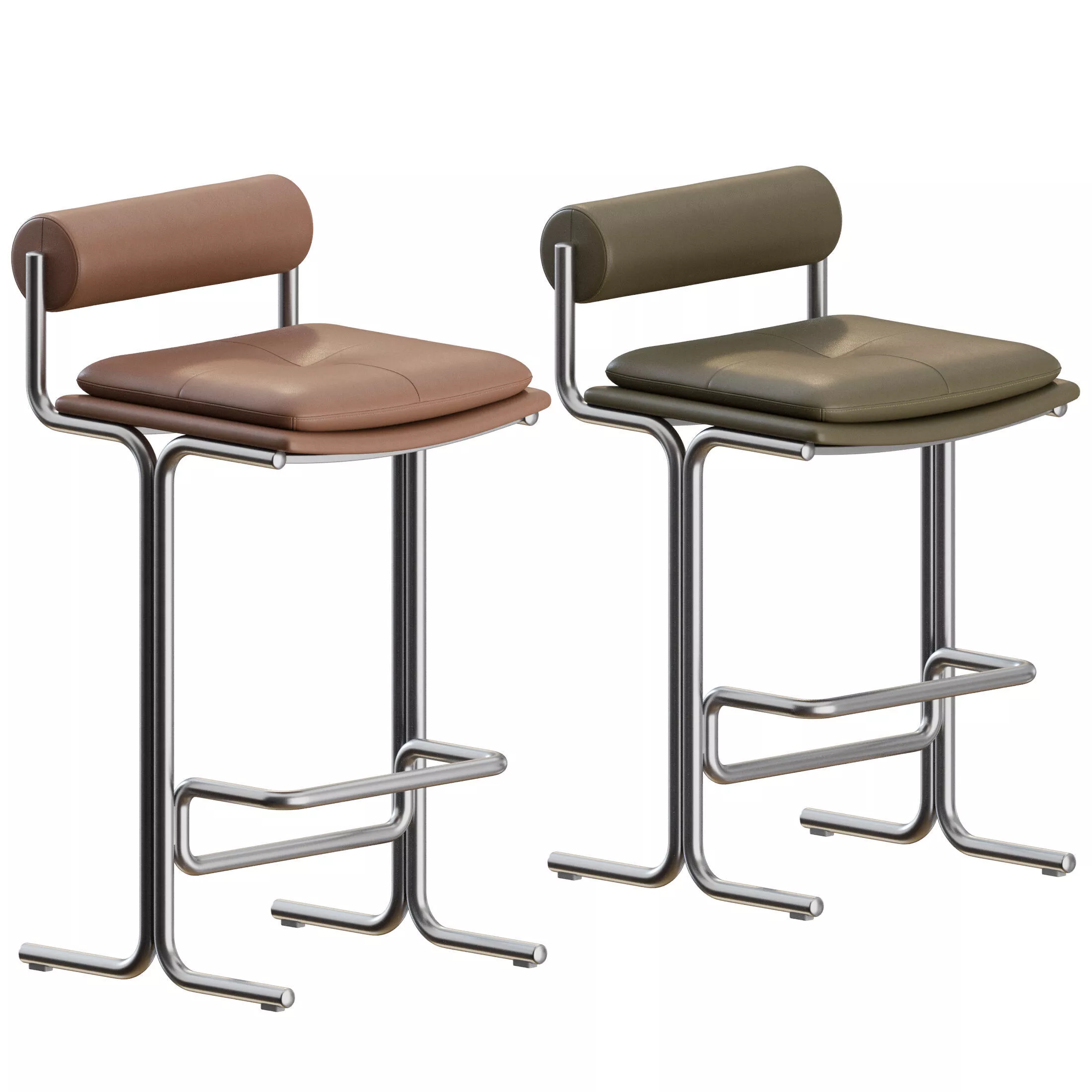 Bolster Bar Stool by Six The Residence 3D model