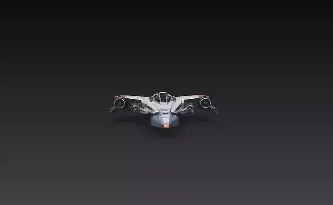 Sci-Fi Multi-Role Combat Fighter Aircraft STL