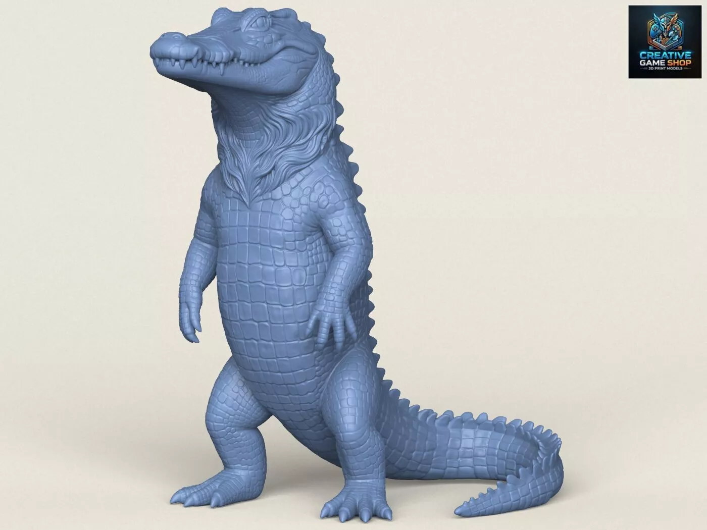 Monster Alligator 3D print model