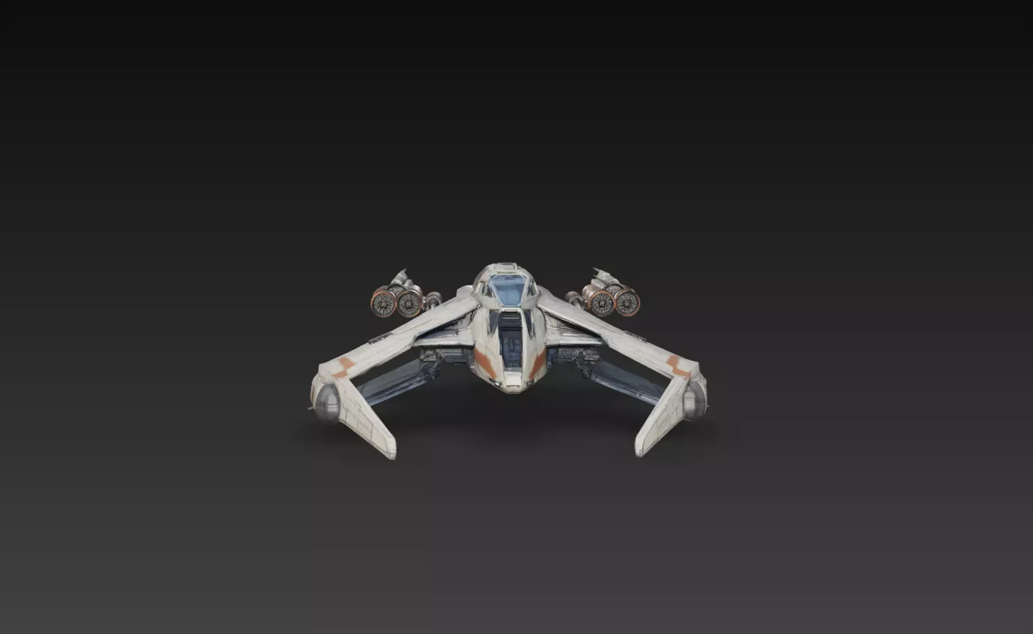 Sci-Fi Multi-Role Assault Fighter Spaceship 3D Print STL 3D print model