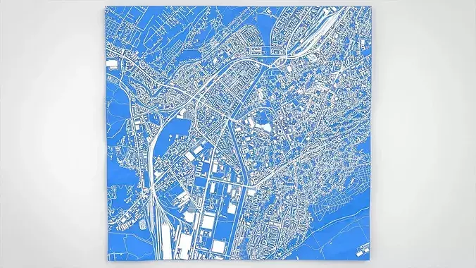 Cityscape Iasi Romania 3D model 5