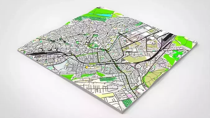 Cityscape Iasi Romania 3D model 7