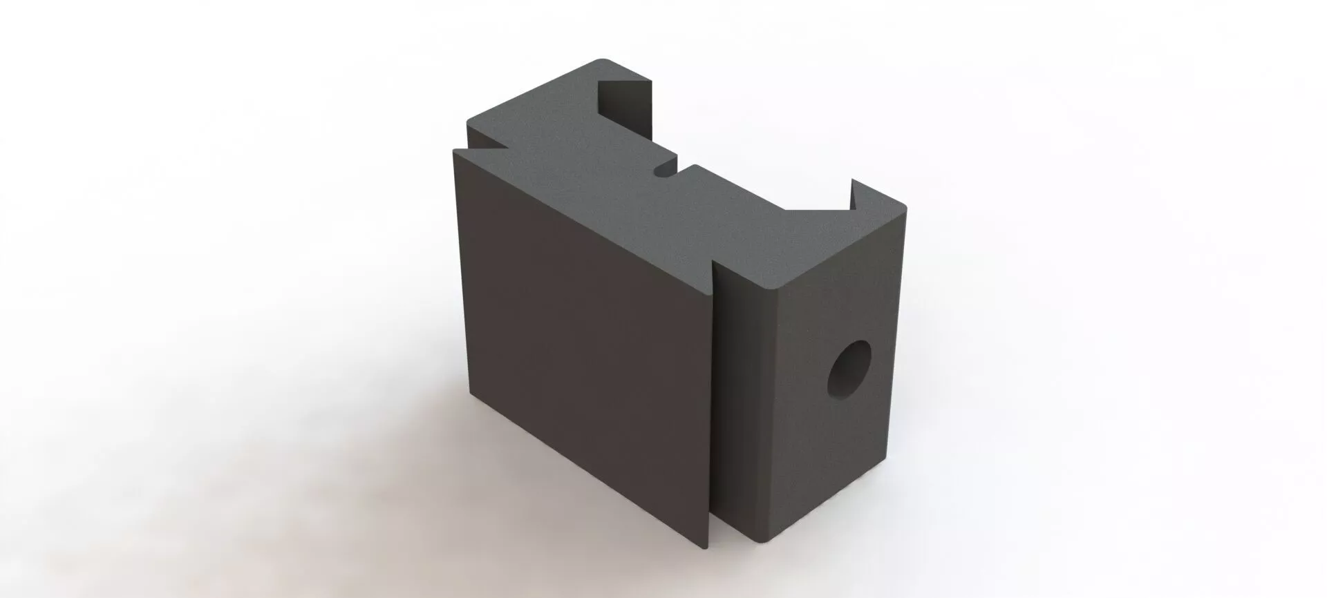 Adaptador de Trilho 22x22mm Rail Adapter 3D print model