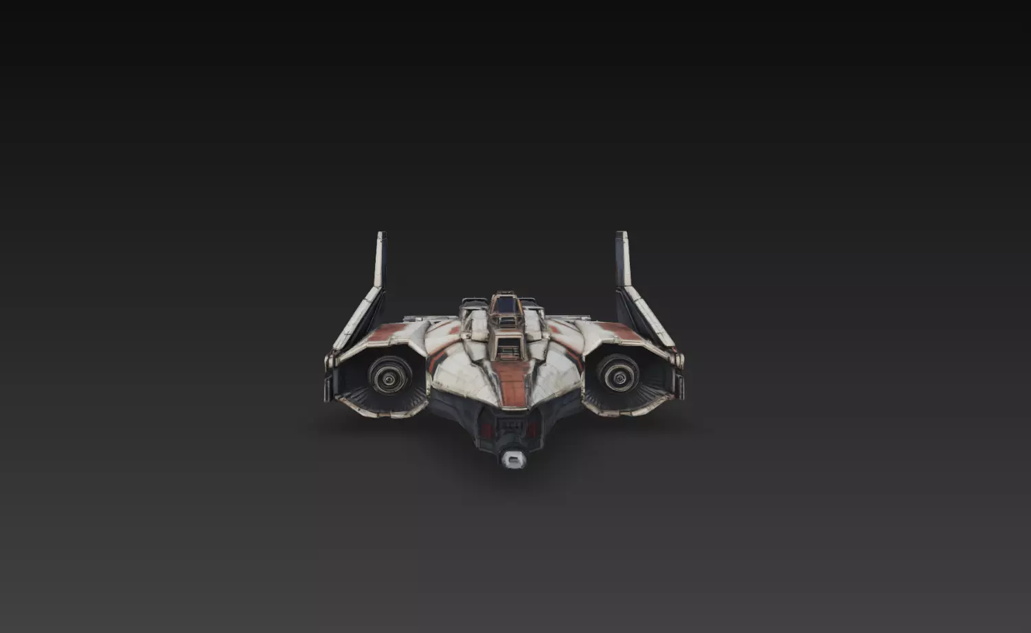 Sci-Fi Tactical Escort Fighter Spaceship 3D Print STL 3D print model