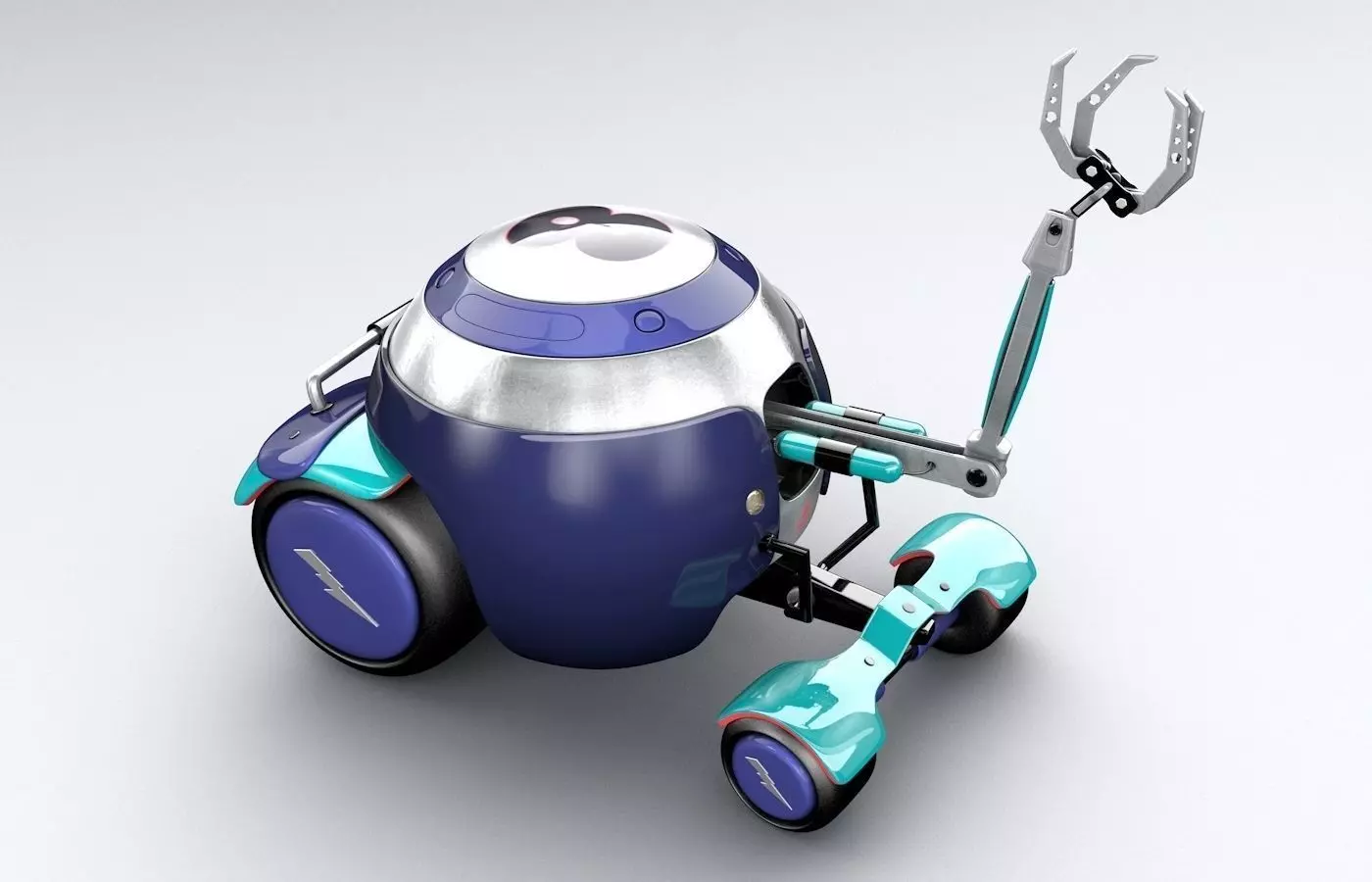 Grappler Robot 3D model_0