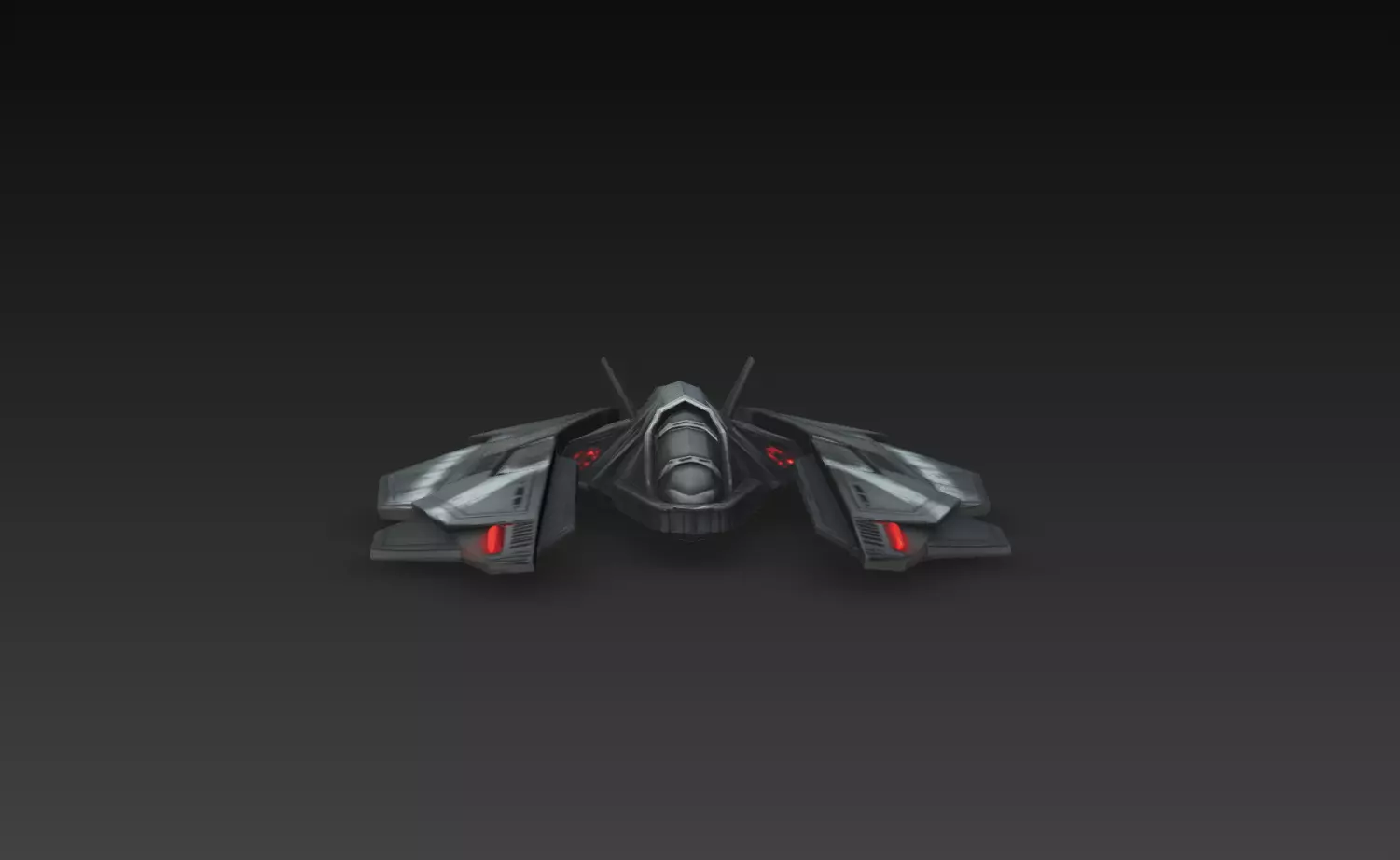 Sci-Fi Stealth Interceptor Black Ops Fighter 3D Print STL 3D print model
