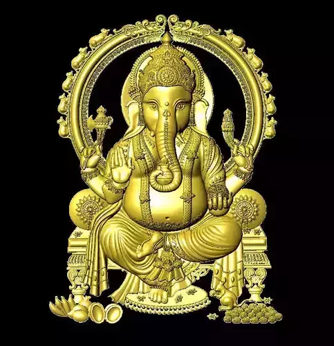 Lord ganesha sculpting  3D print model