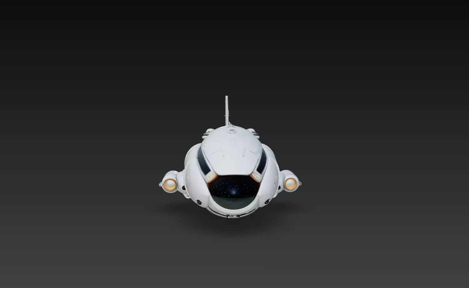 Sci-Fi Explorer Probe Spacecraft 3D Print STL 3D print model