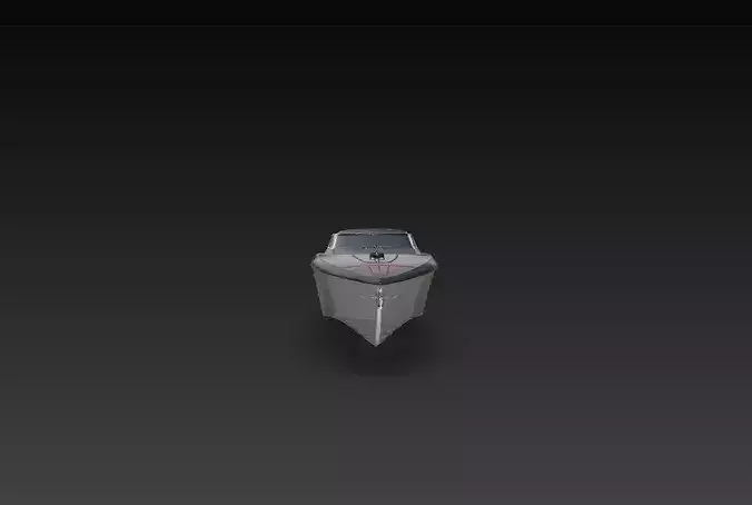  Classic Speed Boat Retro Yacht Model 3D Print STL