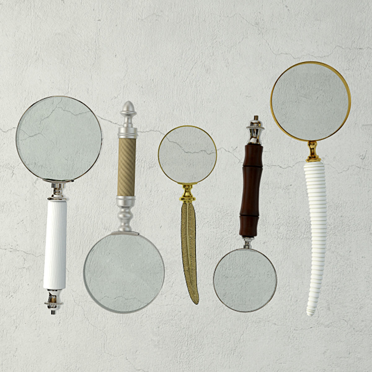 Decorative Magnifying Glasses by ZARA HOME 3D model_2