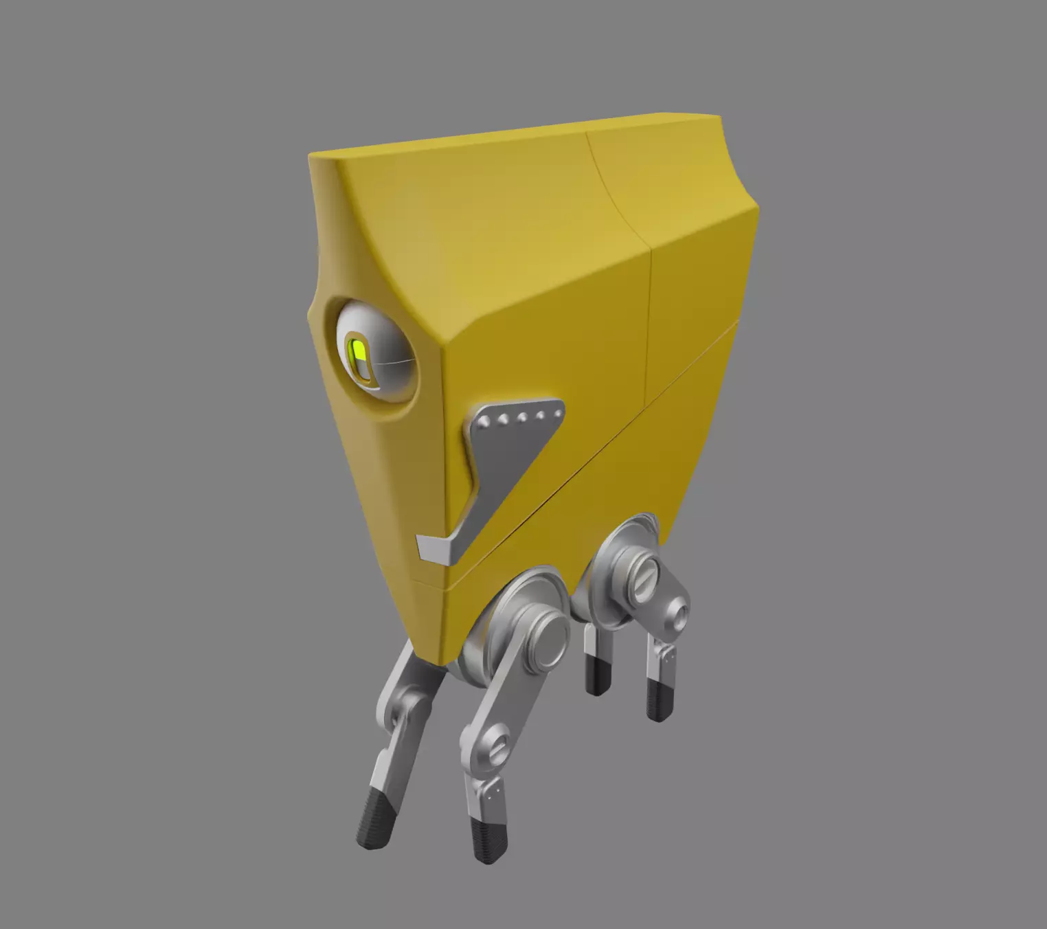Robot Friend Sci-Fi Companion Model 3D model