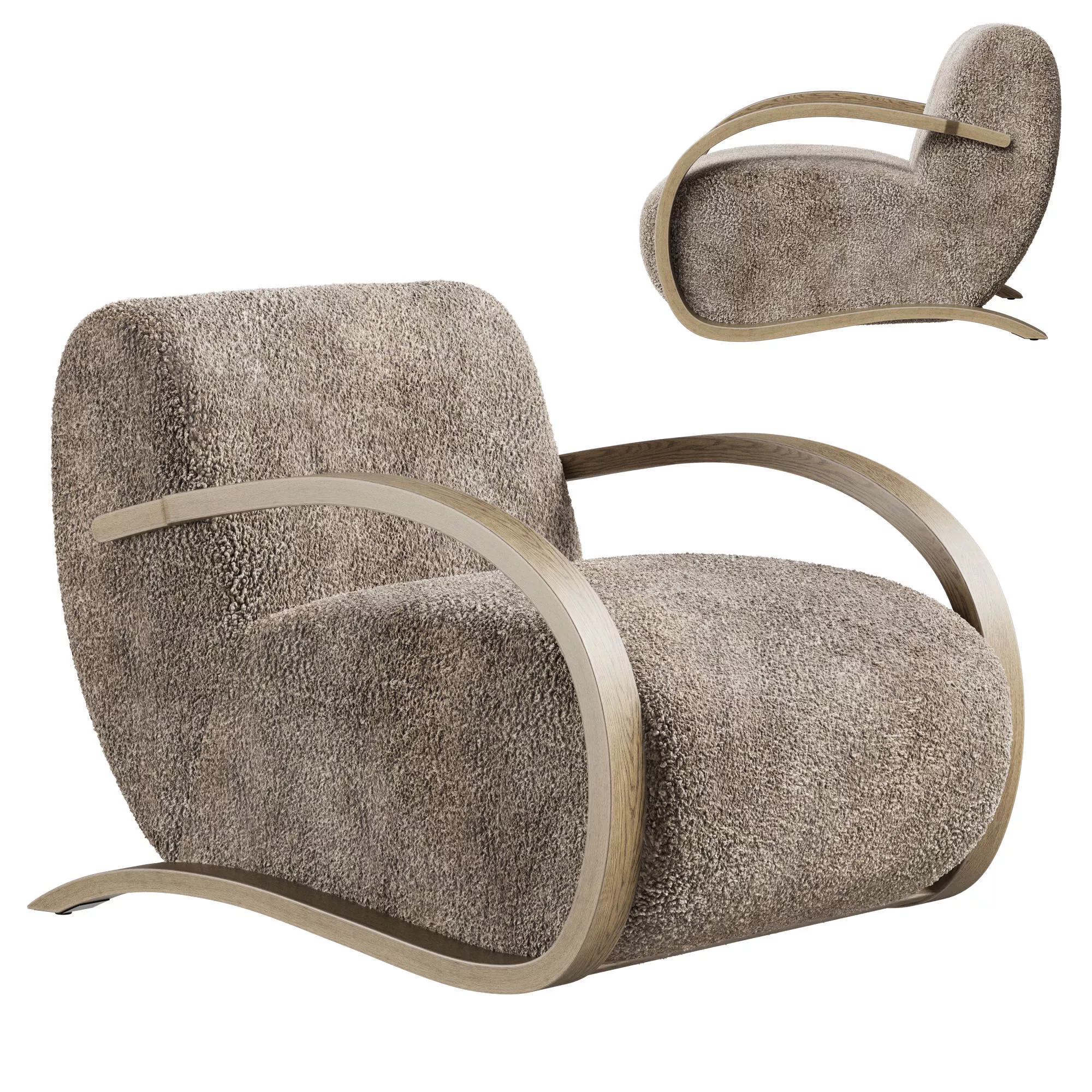 Kisling Accent Chair 3D model