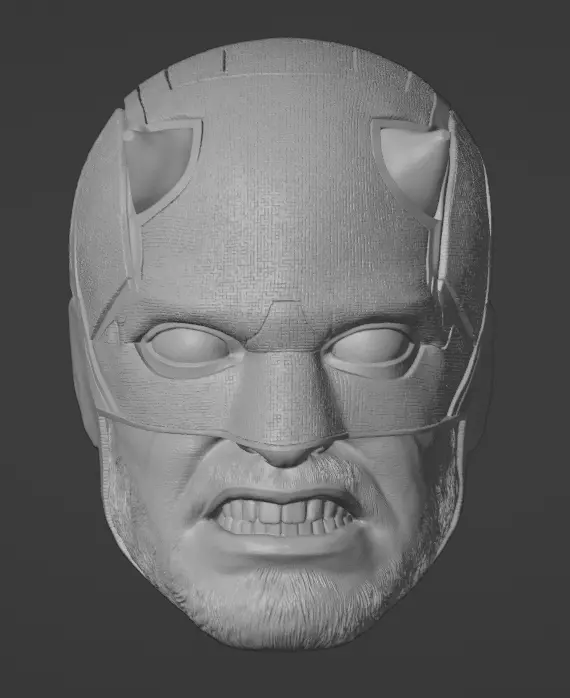 Daredevil Born Again Head - Charlie Cox 3D print model