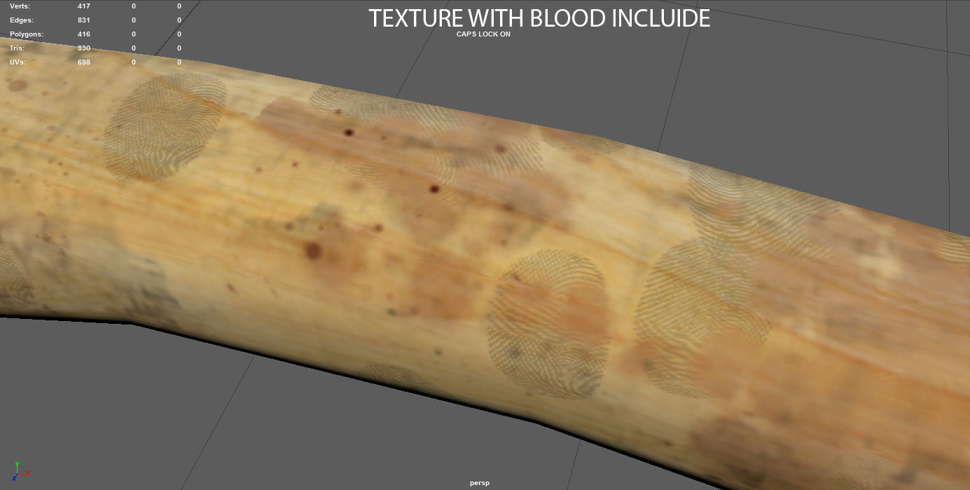 Realistic Axe Low-poly 3D model_18