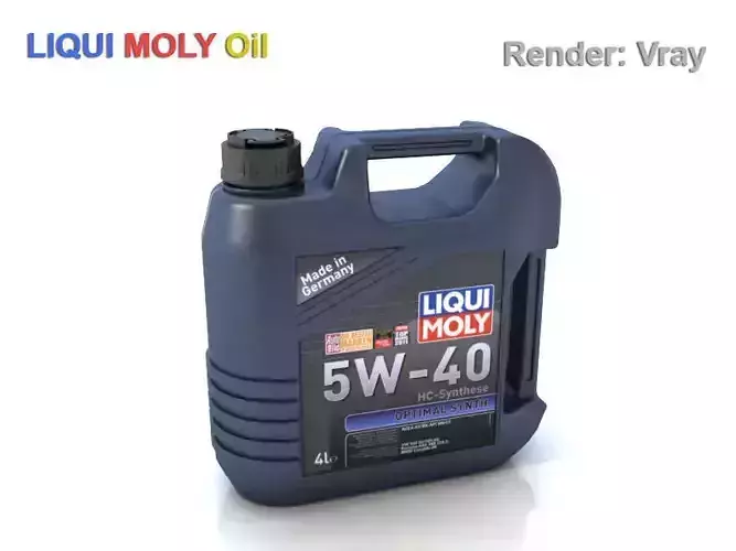 LIQUI MOLY Oil 3D model