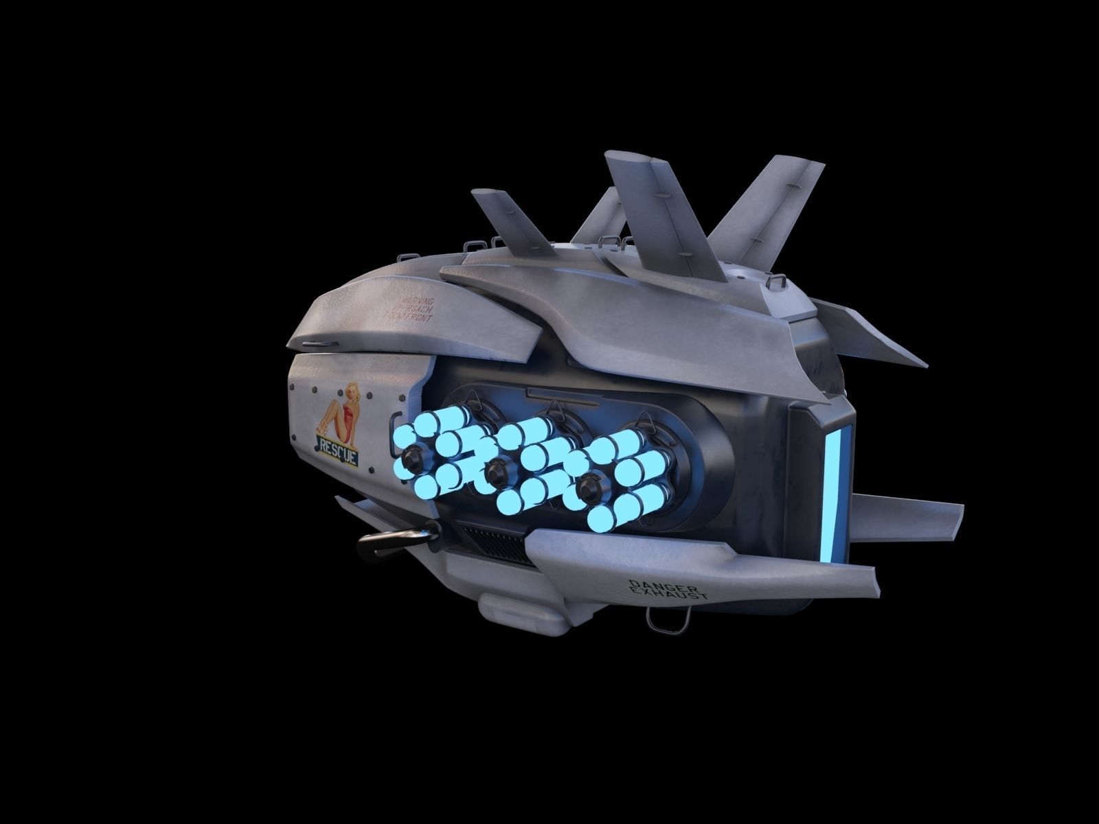 Repair drone 3D model_3