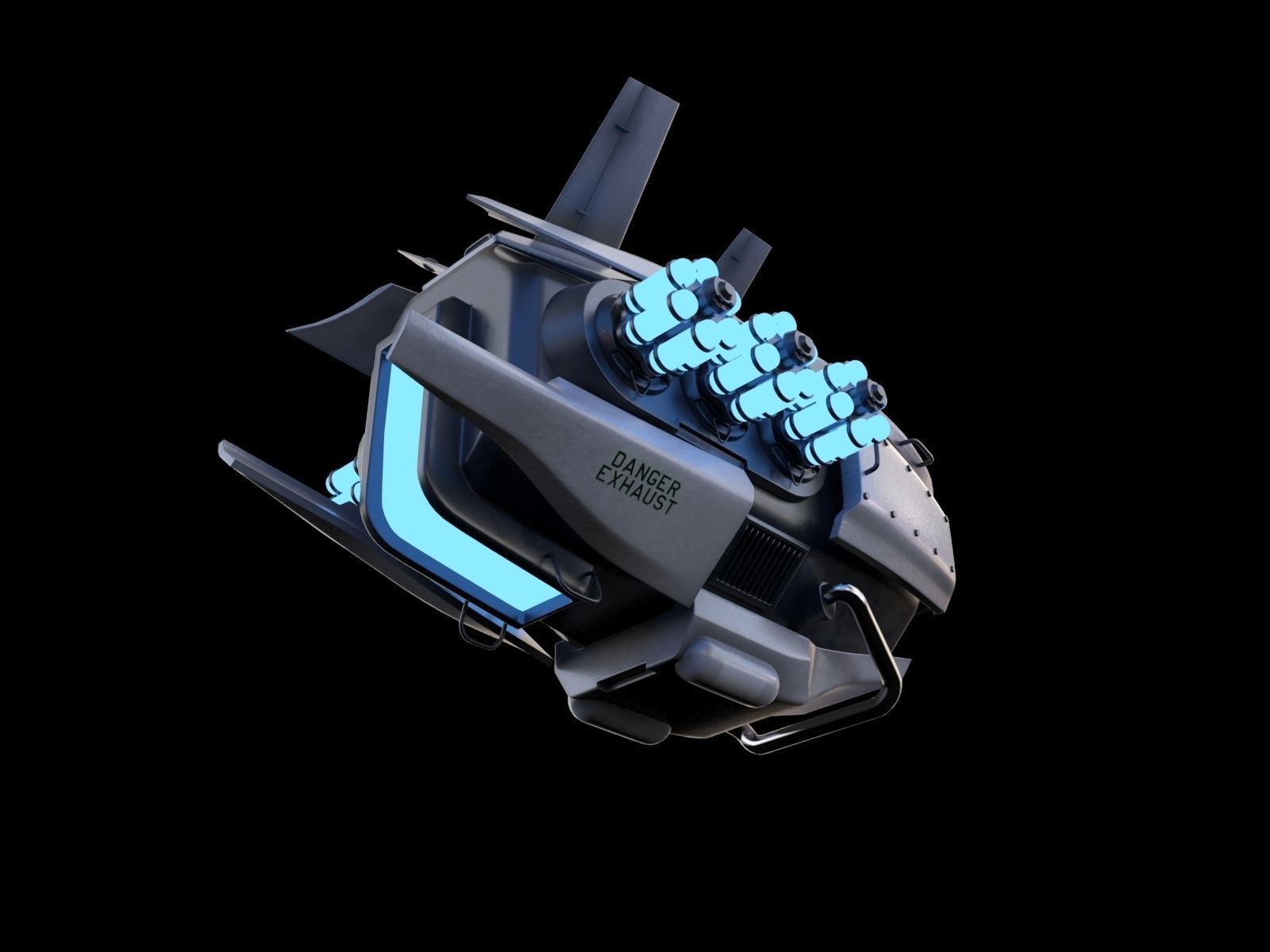 Repair drone 3D model_1