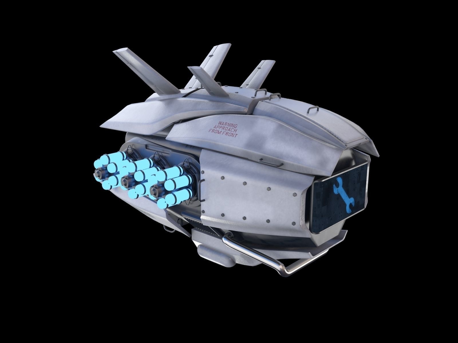 Repair drone 3D model_2