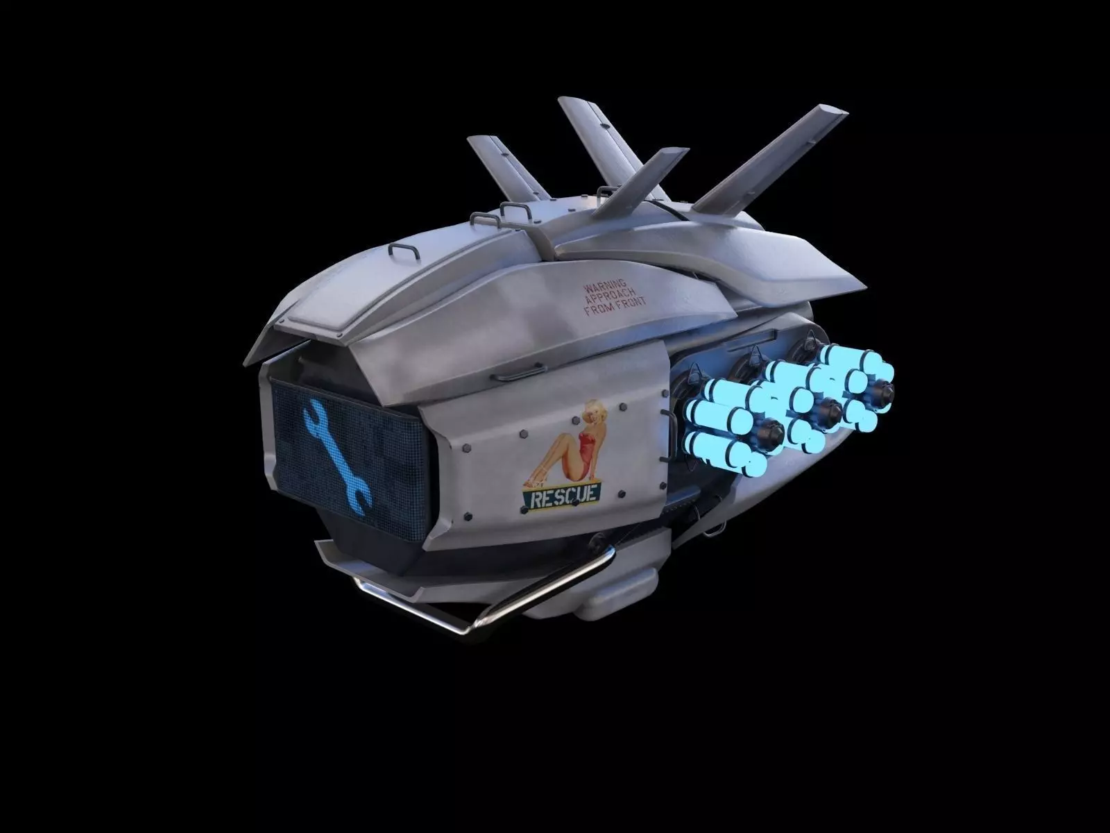 Repair drone 3D model_0