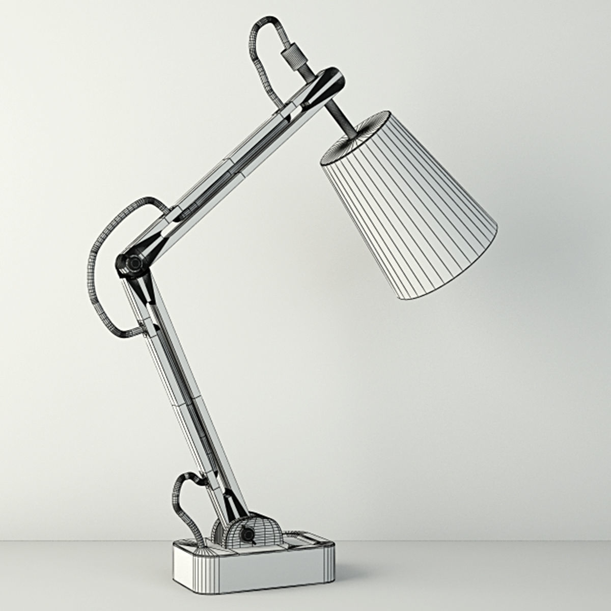 Silva Table Lamp by ZARA HOME 3D model_3