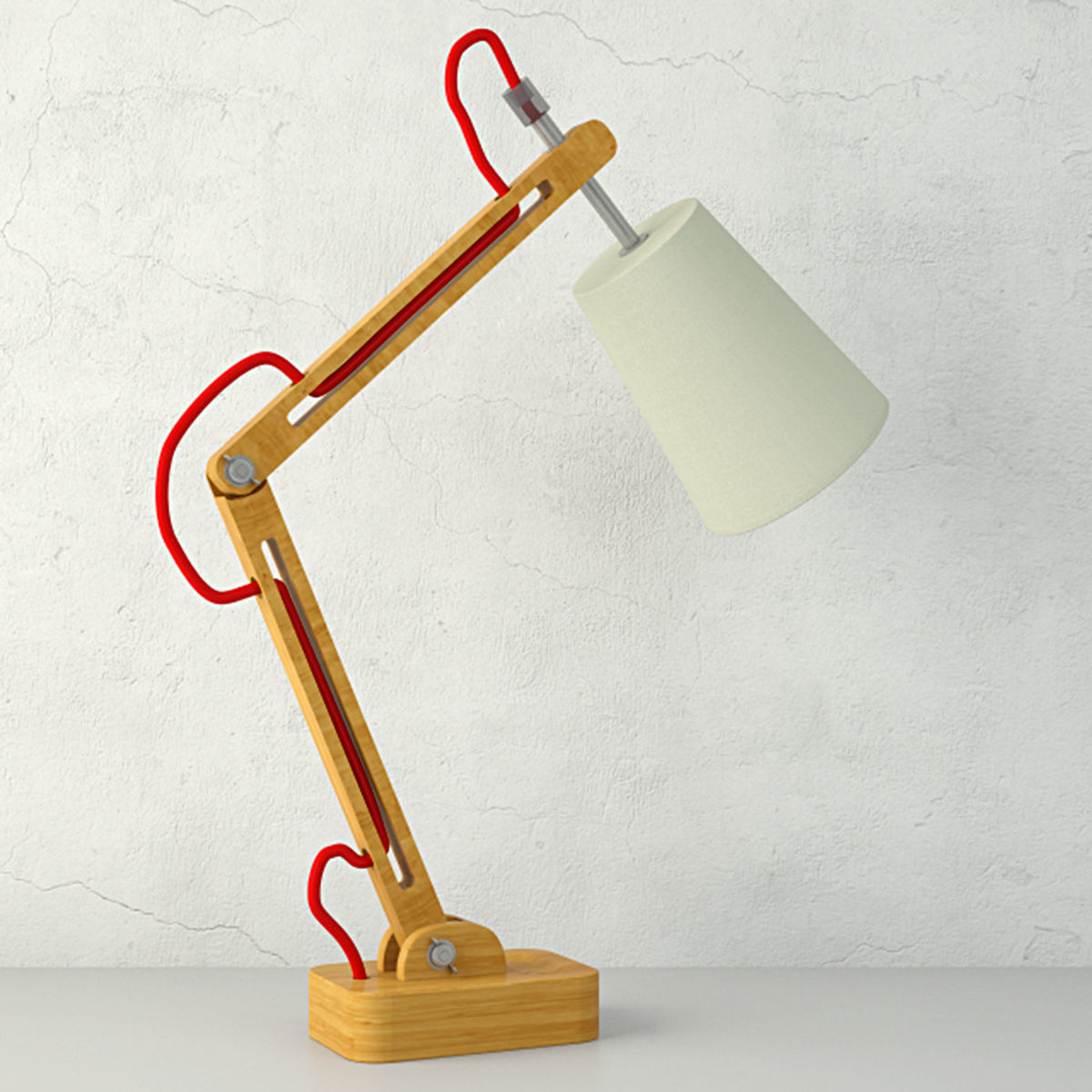Silva Table Lamp by ZARA HOME 3D model_2
