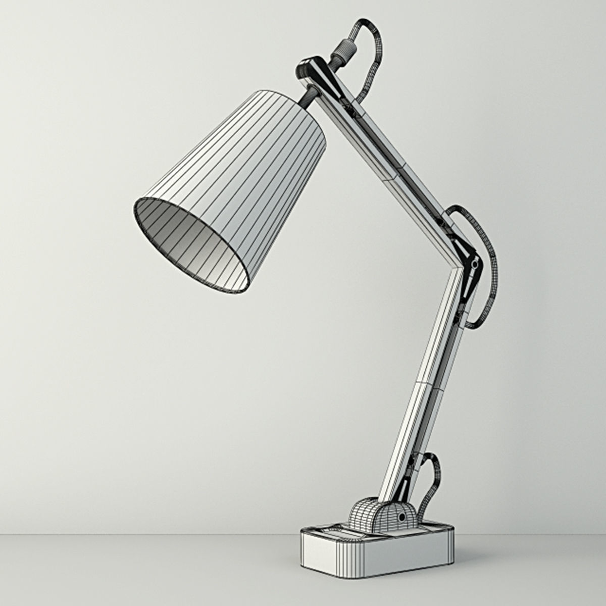 Silva Table Lamp by ZARA HOME 3D model_1