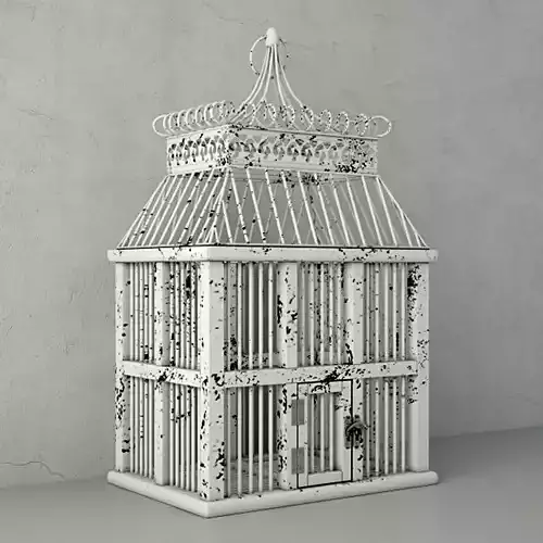 Zinan Decorative Cage by ZARA HOME 3D model