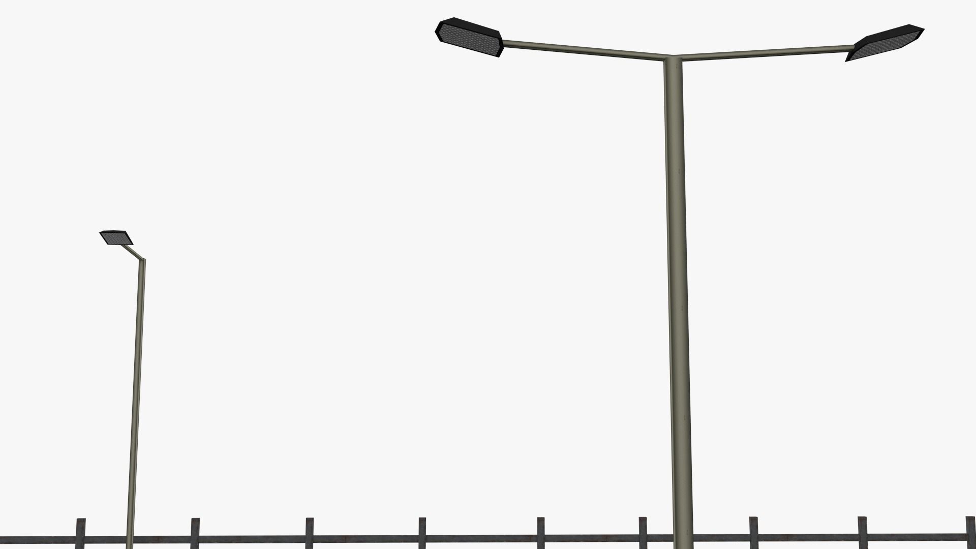 Parking Lot - Scene Low-poly 3D model_10