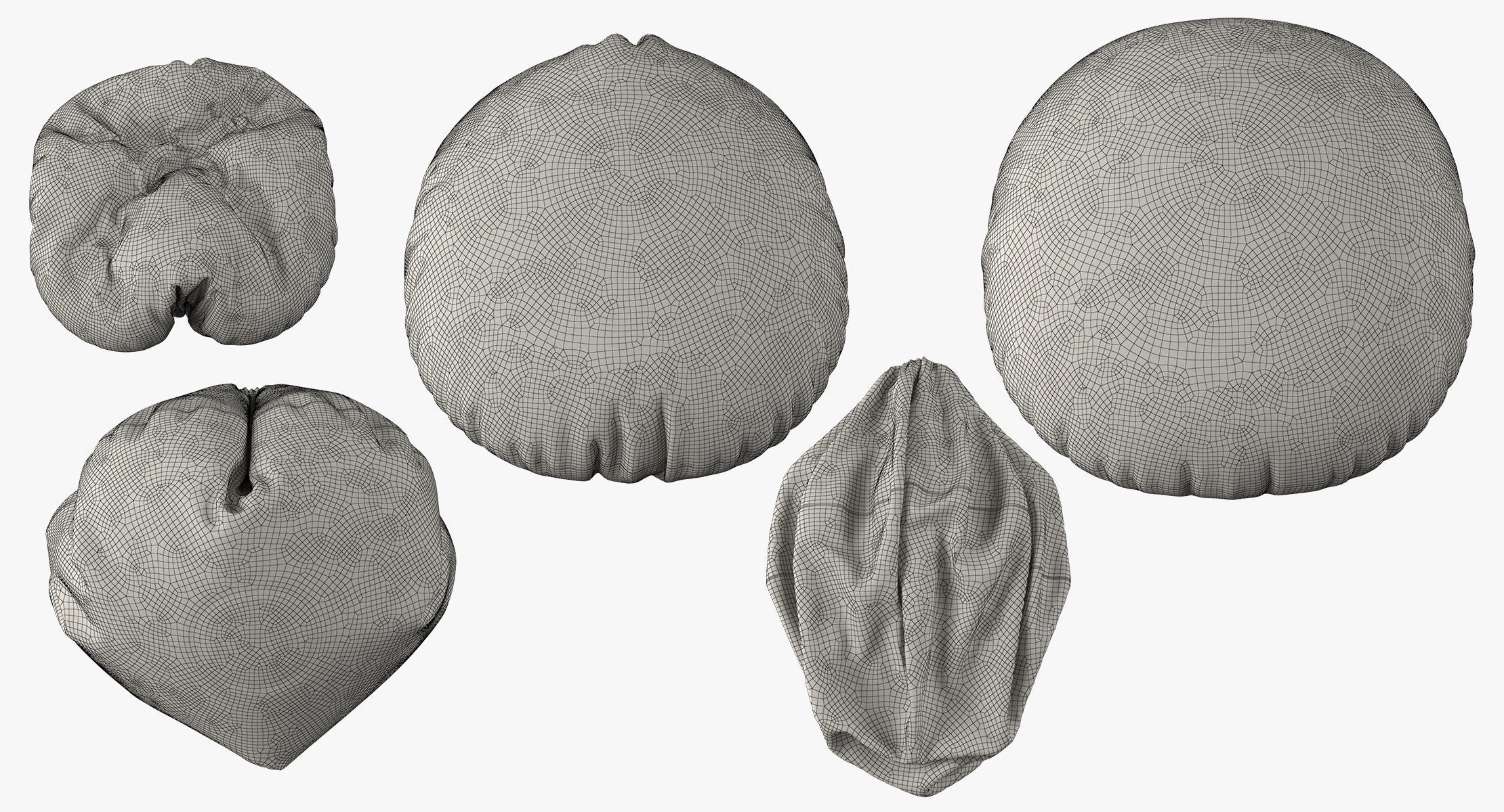 Driver Airbag Animated 3D model_7