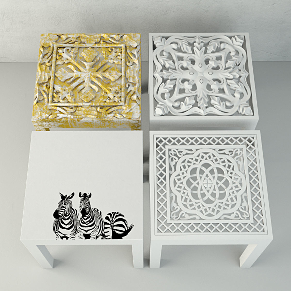Side Tables by ZARA HOME 3D model_1