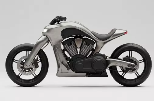 Futuristic motor bike Free 3D model