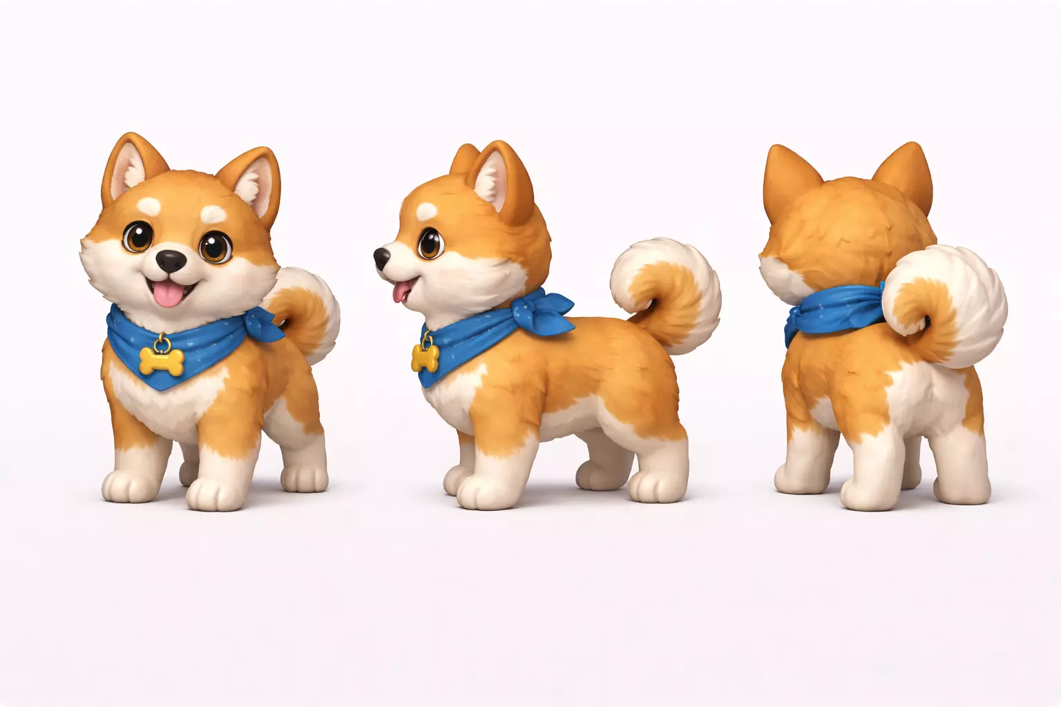 Cartoon Dog 3D model