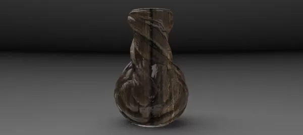 Twisted Wood Vase 3D print model