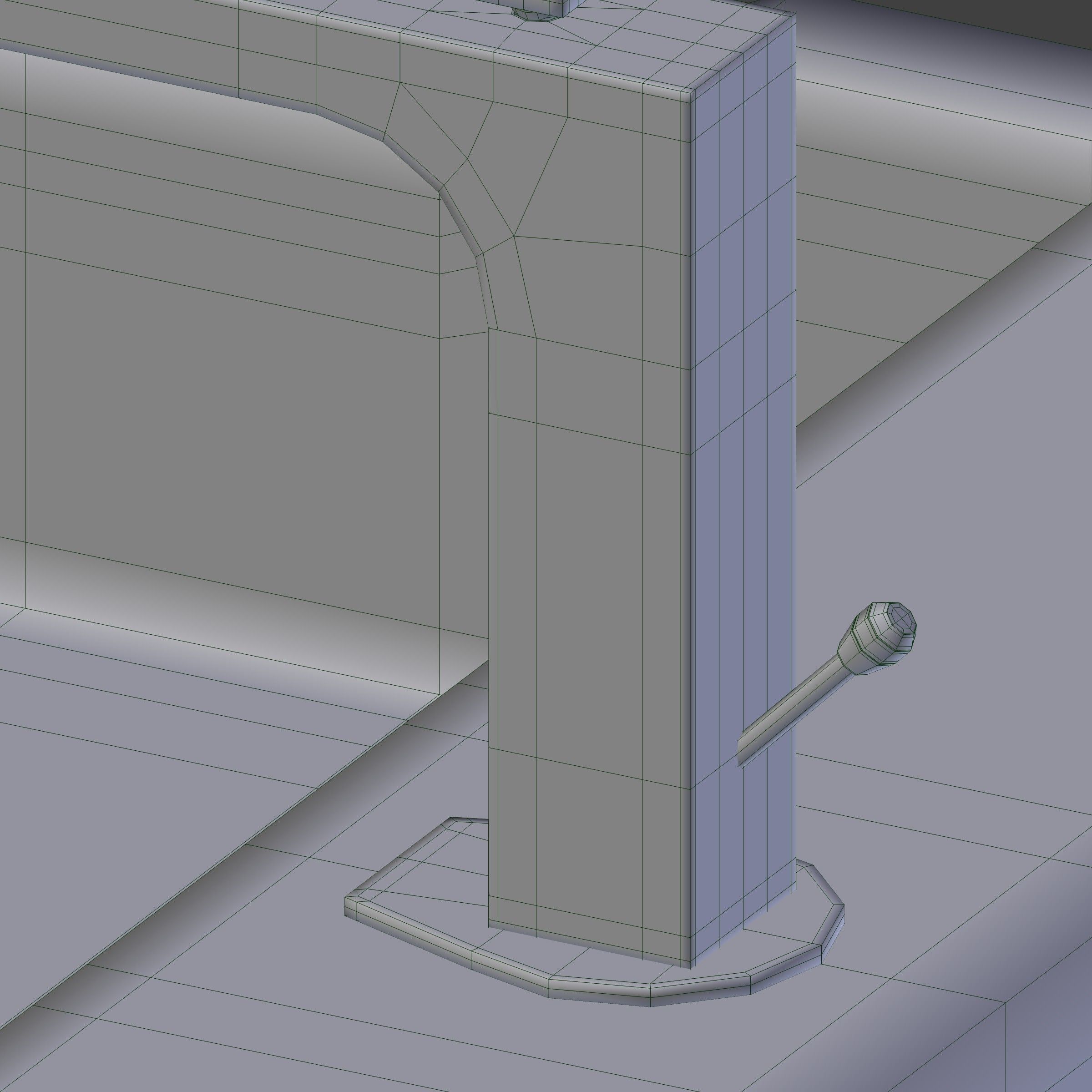 Sink and faucet 3D model_10