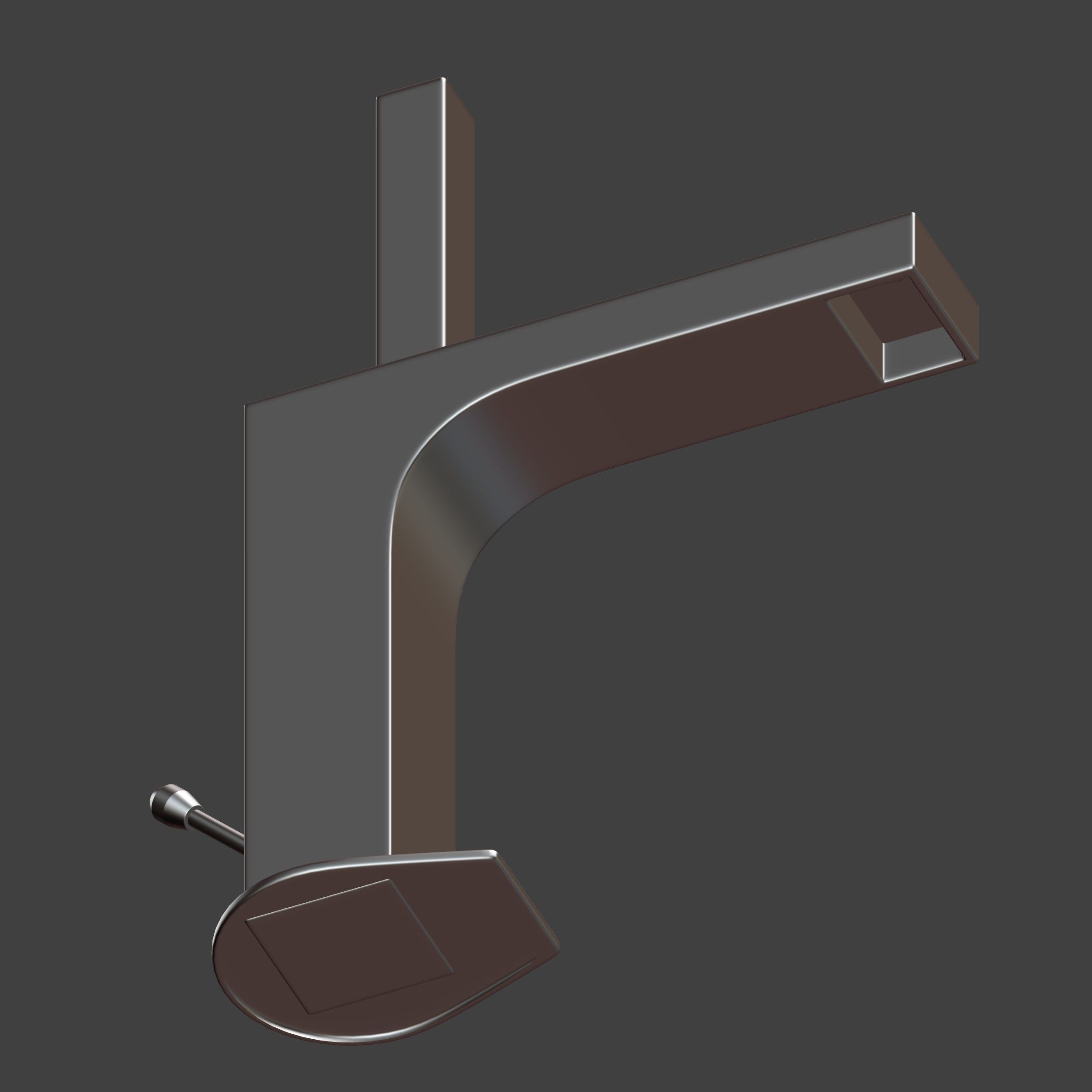 Sink and faucet 3D model_11