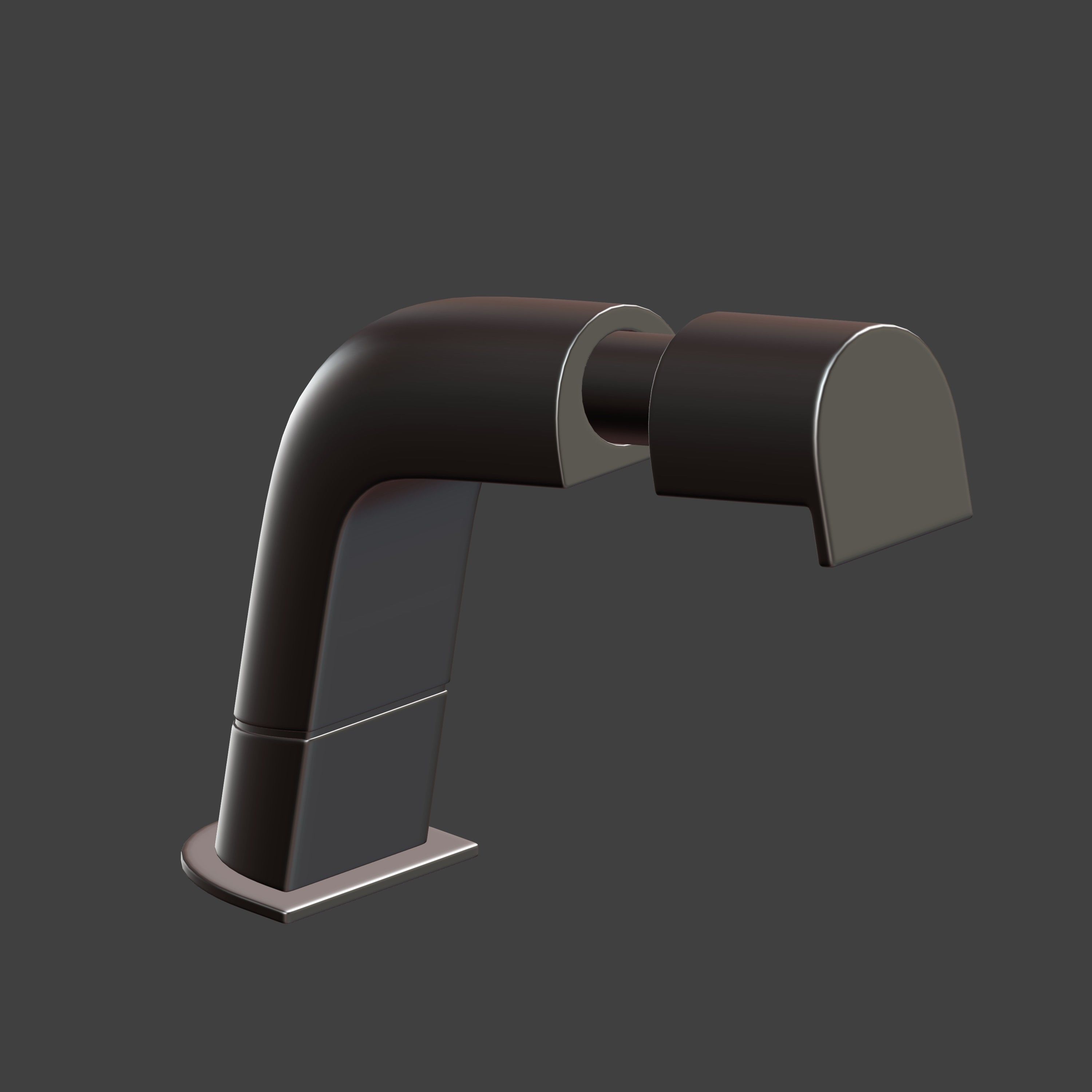 Sink and faucet Free 3D model_3