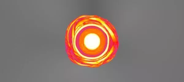 Molten Ember Glass Vase 3D print model