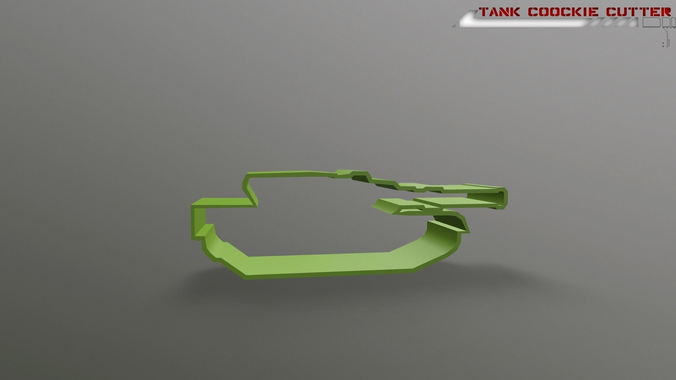 Tank Coockie Cutter 3D print model