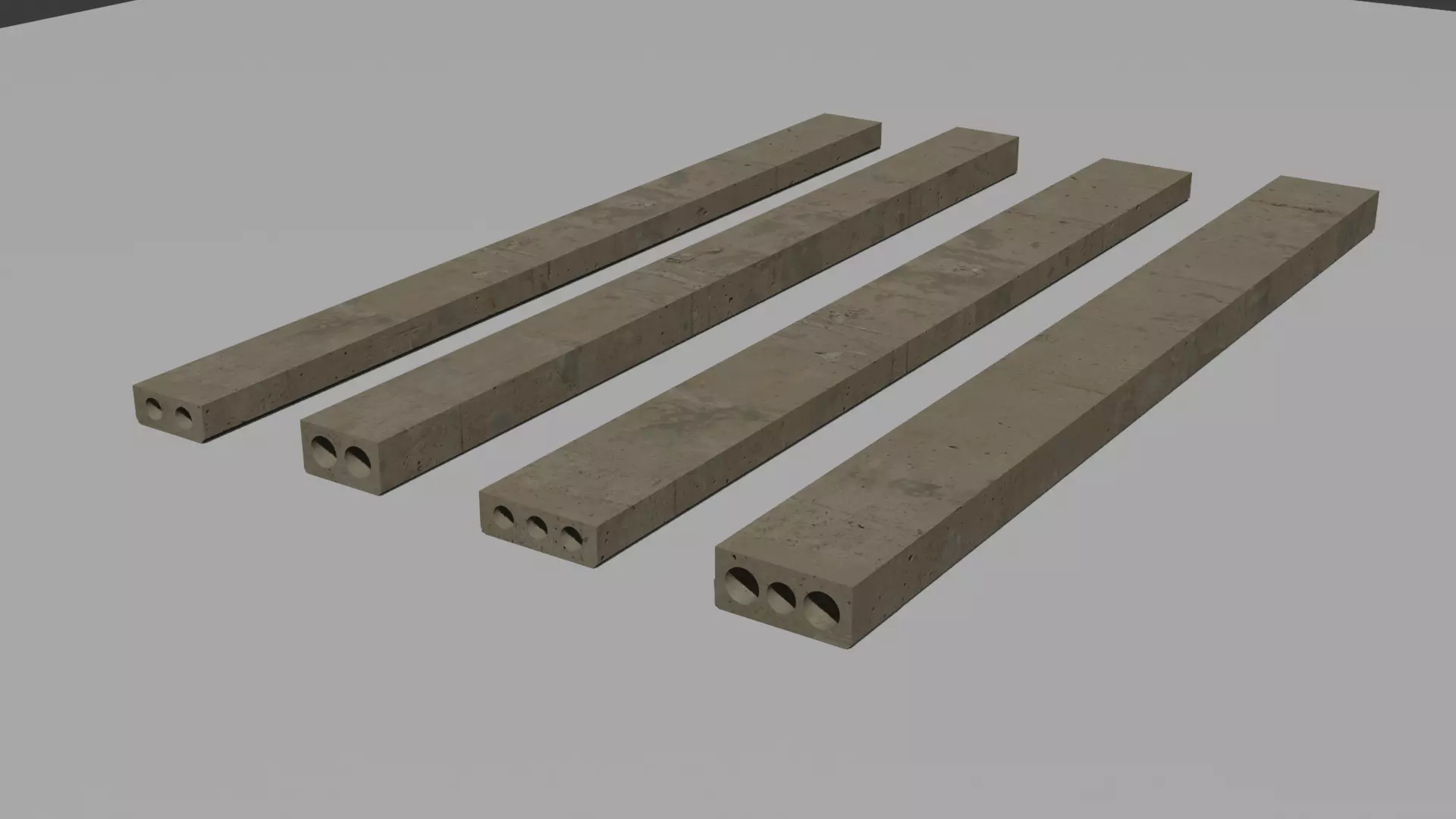 Concrete Voided Slab Free 3D model