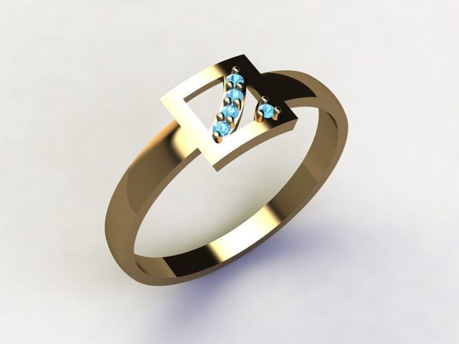 simple shank ring  Free 3D print model