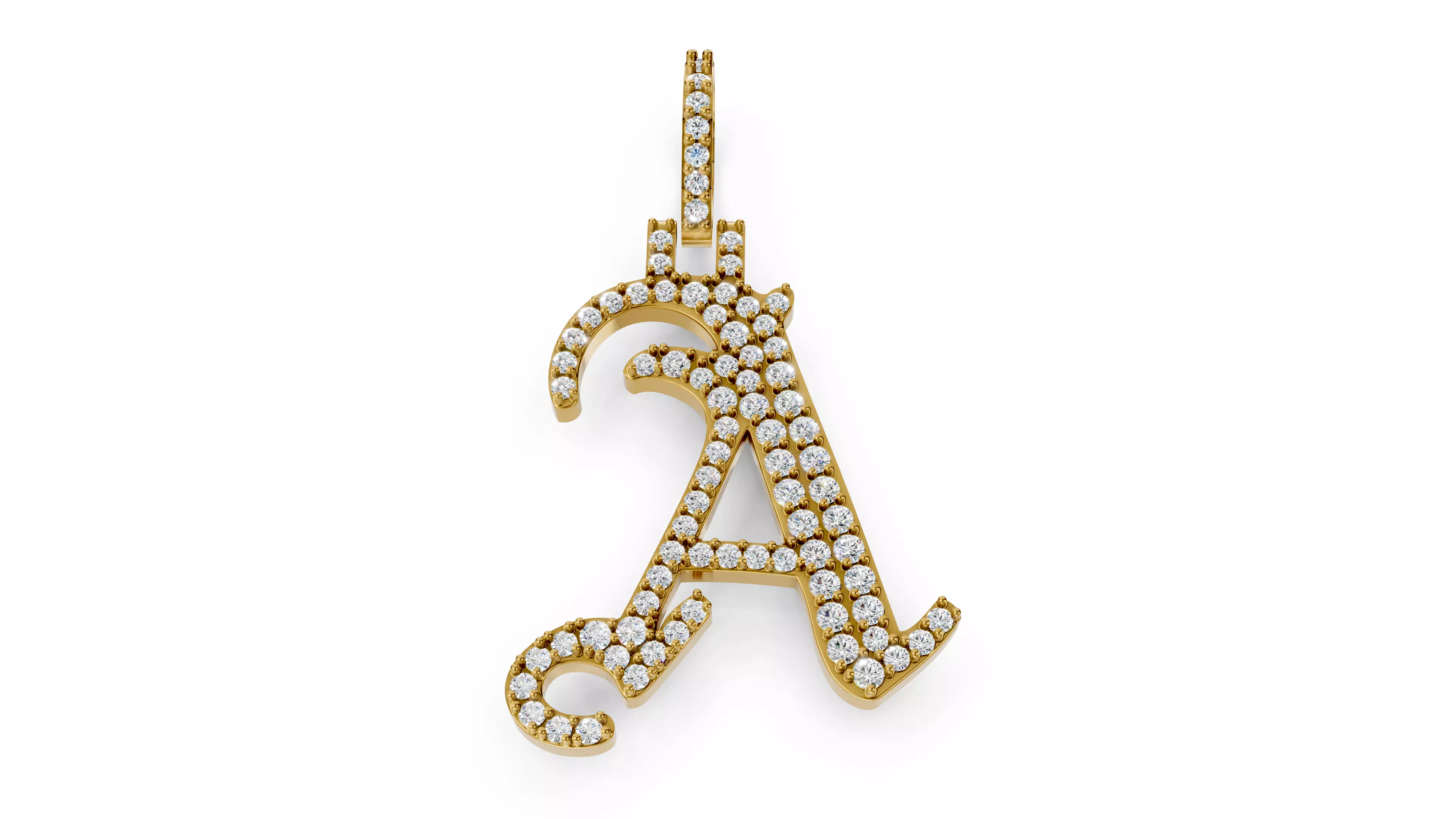 A letter pendant Free 3D print model