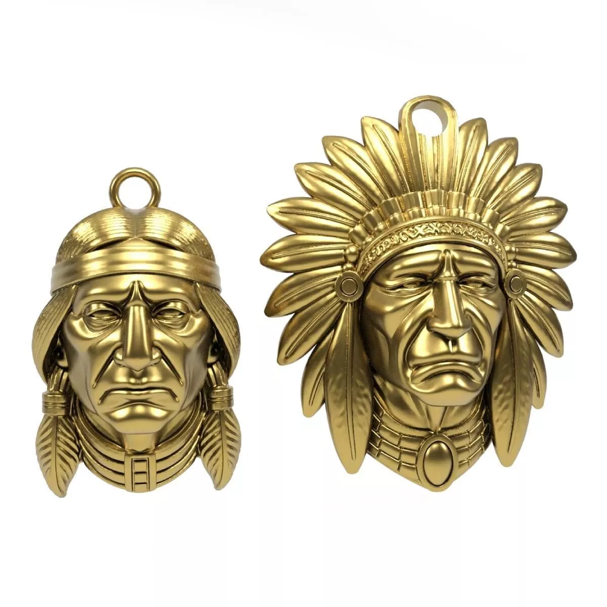 Indian Pendants 3D print model