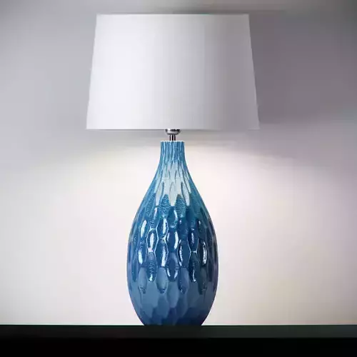  Lamp table otranto prussian blue  3D model