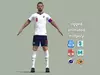 A-Pose Rigged Harry Kane Worldcup 2026 3D model animated rigged | CGTrader