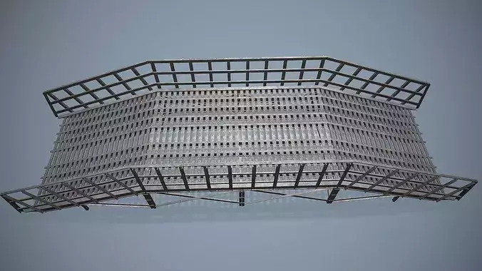 Estacade --204-- Low-poly 3D model 4