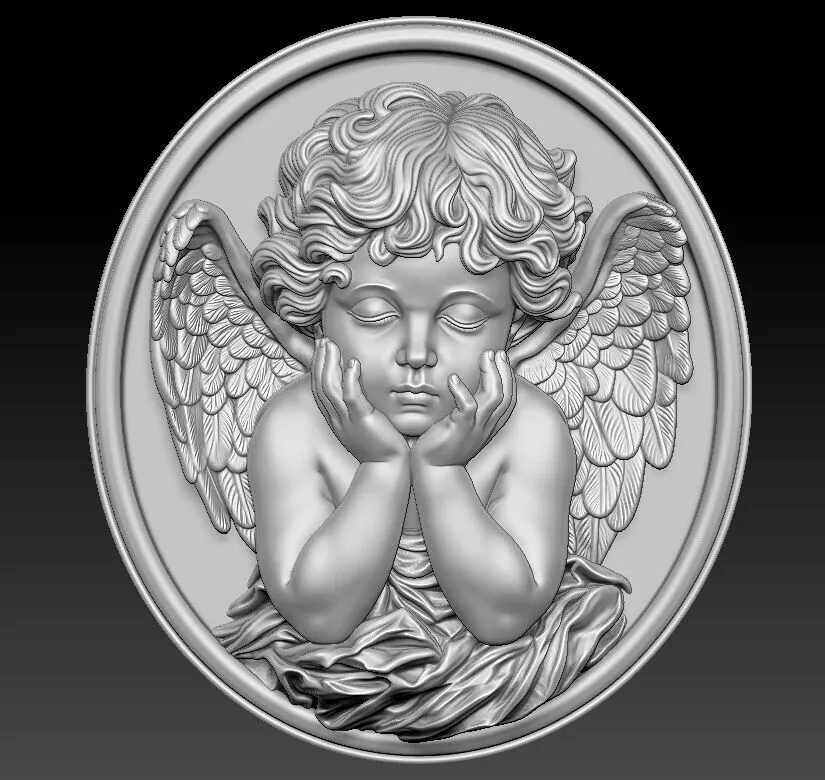 Angel Pendant 3D print model