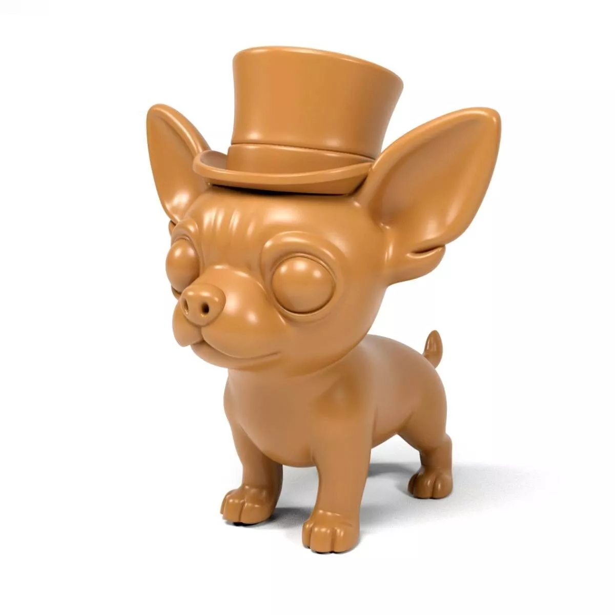 Funny Chihuahua dog 3D print model