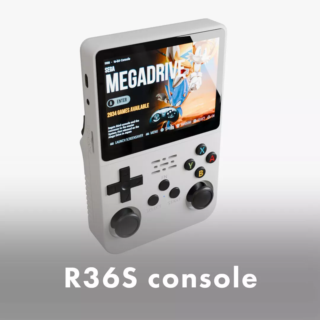 R36S Handheld Console to Scale Model 3D model